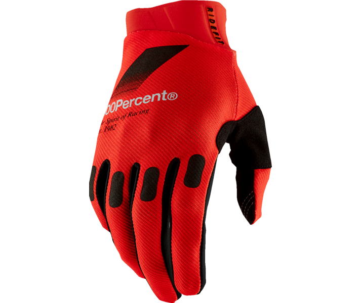 Guantes 100% Ridefit Rojo |33307823|