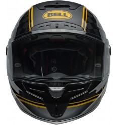 Casco Bell Race Star Dlx Flex Rsd Player Negro Brillo Dorado Mate