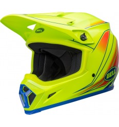 Casco Bell Mx-9 Mips Zone Retina Sear Amarillo Flúor Brillo |800796600|