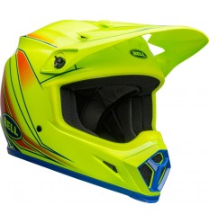 Casco Bell Mx-9 Mips Zone Retina Sear Amarillo Flúor Brillo |800796600|