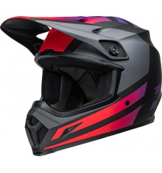 Casco Bell Mx-9 Mips Alter Ego Negro Brillo Rojo Mate |800796400|