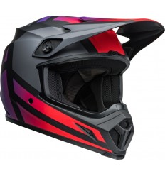 Casco Bell Mx-9 Mips Alter Ego Negro Brillo Rojo Mate |800796400|