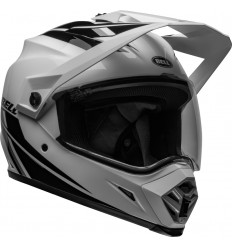 Casco Bell Mx-9 Adventure Mips Alpine Blanco Brillo Negro |800797002|