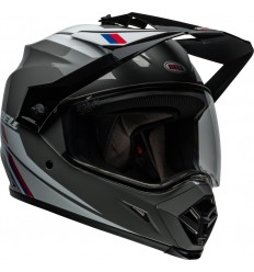 Casco Bell Mx-9 Adventure Mips Alpine Nardo Negro Brillo |800797001|