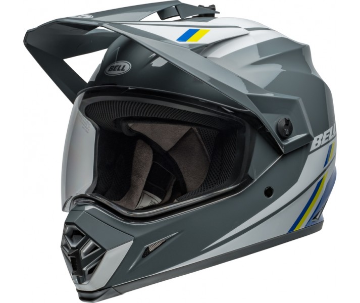 Casco Bell Mx-9 Adventure Mips Alpine Carbon Plata Brillo |800797000|