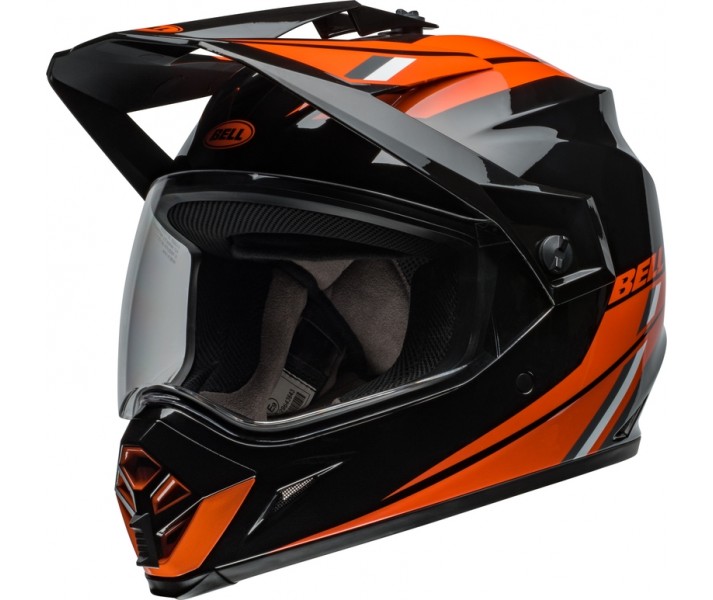 Casco Bell Mx-9 Adventure Mips Alpine Negro Brillo Naranja |800797000|