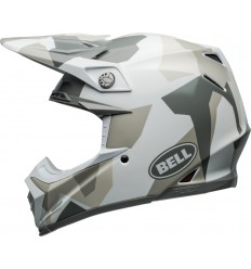 Casco Bell Moto-9S Flex Rover Blanco Brillo Camo |800795900|