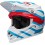 Casco Bell Moto-9S Flex Banshee Blanco Brillo Rojo |800774801|