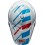Casco Bell Moto-9S Flex Banshee Blanco Brillo Rojo |800774801|