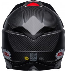 Casco Bell Moto-10 Spherical Satin Negro Brillo Rojo |800748301|