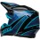 Casco Bell Moto-9S Flex Sprite Negro Brillo Azul |800749301|