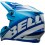 Casco Bell Moto-9S Flex Rail Azul Blanco Brillo |800795800|