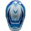 Casco Bell Moto-9S Flex Rail Azul Blanco Brillo |800795800|