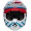 Casco Bell Moto-9S Flex Banshee Blanco Brillo Rojo |800774801|