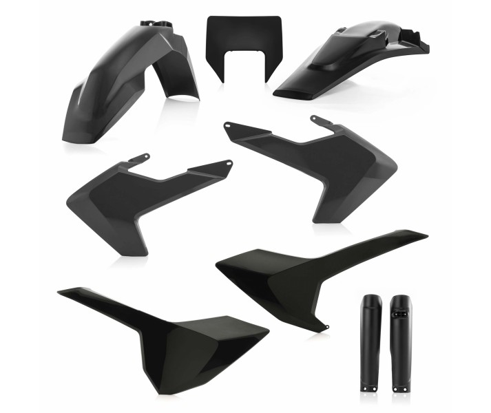 Kit Completo Plástico Acerbis HUSQ TE/FE 2017 Negro /0022375.090/