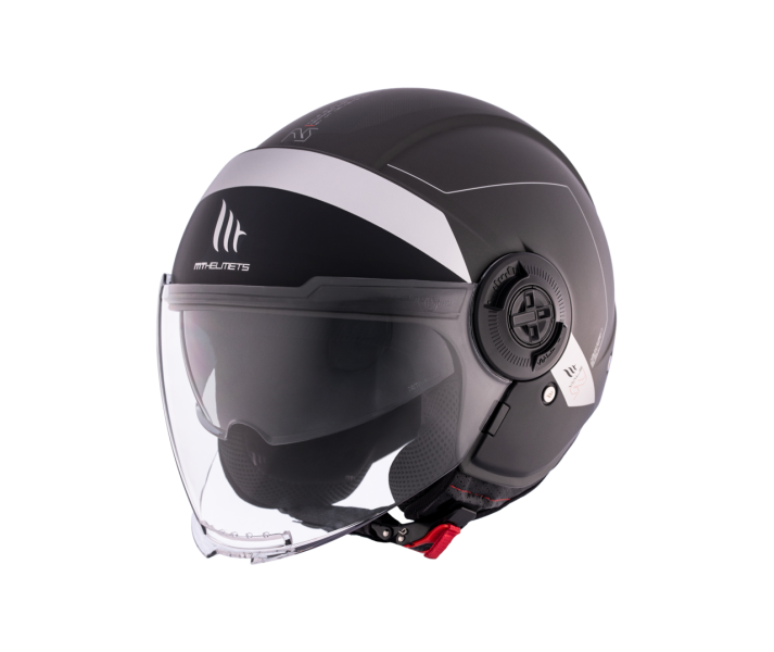 Casco Mt Viale Sv S 68 Unit D2 Blanco Gris Mate |13258653233|