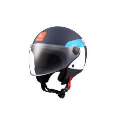 Casco Mt Street S Inboard C7 Azul Blanco Mate |1338A1127310|