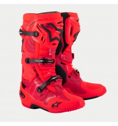 Botas Alpinestars Tech 10 Edición Limitada Rojo Fluor Ember |2010020-3034|