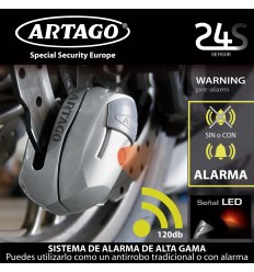 Candado Moto Disco Antirrobo Artago 24S.6M |24S.6M|