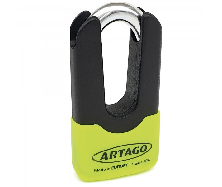 Candado Moto Disco Antirrobo Artago 69 X Amarillo |69X|