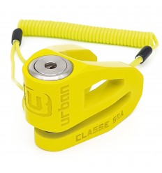 Candado Urban Hi-Tech DISC LOCK ø10mm SRA INOX steel YELLOW |UR210Y|