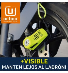 Candado Urban Disc ø5,5 Universal Moto/Scooter Amarillo |UR955Y|