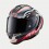 Casco Alpinestars Supertech R10 Team Negro Carbón Rojo Fluor Azul Mate