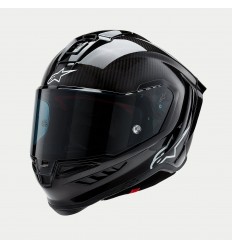 Casco Alpinestars Supertech R10 Solid Negro Carbón Mate brillo