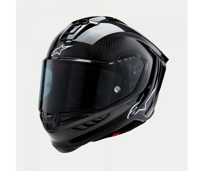 Casco Alpinestars Supertech R10 Solid Negro Carbón Mate brillo