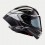 Casco Alpinestars Supertech R10 Element Negro Carbon Plata Brillo