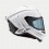 Casco Alpinestars Supertech R10 Solid Blanco Brillo Negro Mate |8200124-2170|