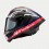 Casco Alpinestars Supertech R10 Team Negro Carbón Rojo Fluor Azul Mate