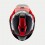 Casco Alpinestars Supertech R10 Element Negro Carbon Rojo Blanco Brillo