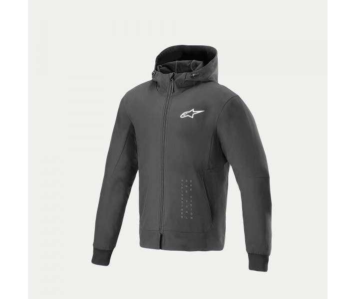 Sudadera Alpinestars Radium Tech Negro Blanco |4202624-12|