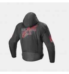 Chaqueta Alpinestars Zaca Air Venom Wp Negro Rojo Brillo |3303224-1303|