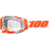 Máscara 100% Racecraft 2 Naranja Blanco |26013210|