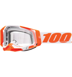 Máscara 100% Racecraft 2 Naranja Blanco |26013210|