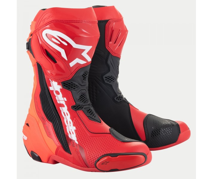 Botas Alpinestars Supertech R Rojo Brillo Rojo Fluor |2220021-3029|