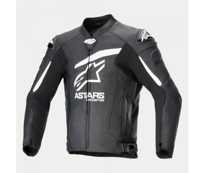 Chaqueta Alpinestars Gp Plus R V4 Airflow Cuero Blanco Negro |3100624-12|