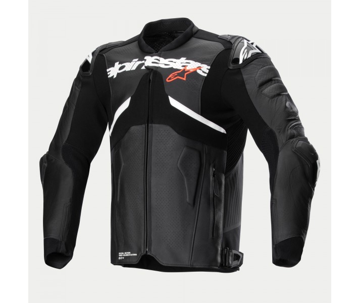 Chaqueta Alpinestars Atem V5 Cuero Blanco Negro |3106524-12|