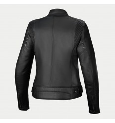 Chaqueta Alpinestars Mujer Dyno Cuero Negro Rojo |3113924-1346|