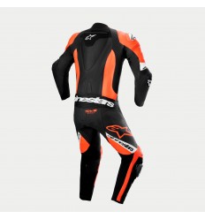 Mono Alpinestars Missile V2 Ward Cuero Negro Rojo Blanco Fluor |3151824-1321|