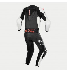 Mono Alpinestars Gp Force Lurv 2Pc Cuero Negro Blanco Rojo Fluor |3161324-1231|