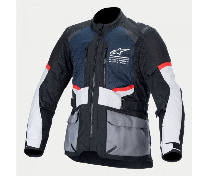 Chaqueta Alpinestars Andes Air Drystar Azul Profundo Negro Gris |3207924-7029|