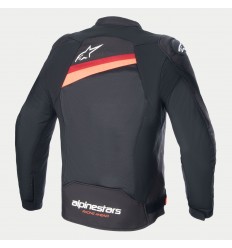 Chaqueta Alpinestars T-Gp Plus R V4 Airflow Negro Rojo Fluor |3300624-1030|