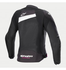 Chaqueta Alpinestars Mujer T-Gp Plus R V4 Airflow Blanco Negro |3310624-12|