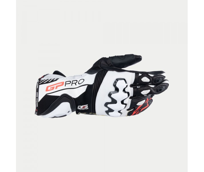 Guantes Alpinestars Gp Pro R4 Blanco Negro |3556724-12|