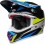 Casco Bell Moto-9S Flex Pro Circuit 24 Brillo Negro Azul |8008983001|