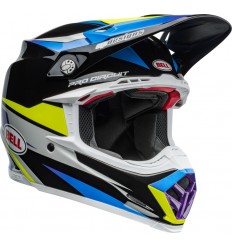 Casco Bell Moto-9S Flex Pro Circuit 24 Brillo Negro Azul |8008983001|