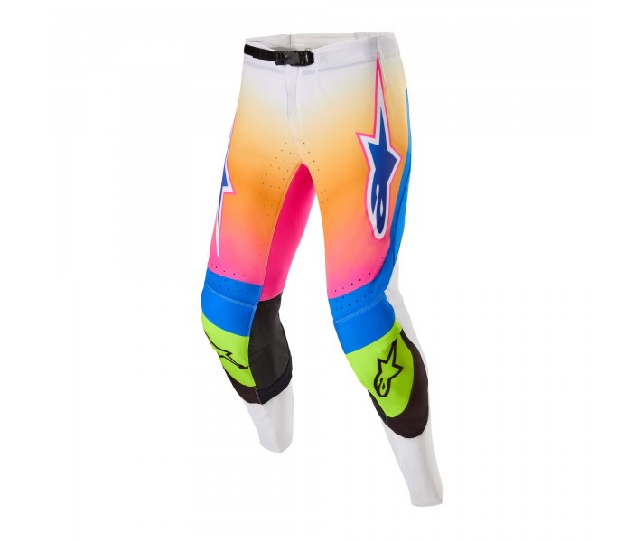 Pantalón Alpinestars Limited Edition Coast Blanco Azul Oscuro Rosa Fluor